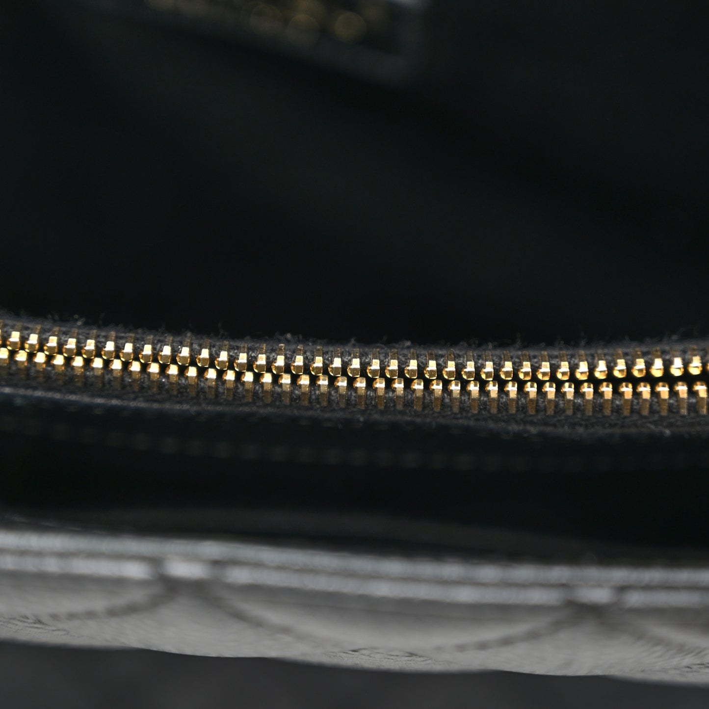 Caviar Quilted Grand Shopping Tote GST Black