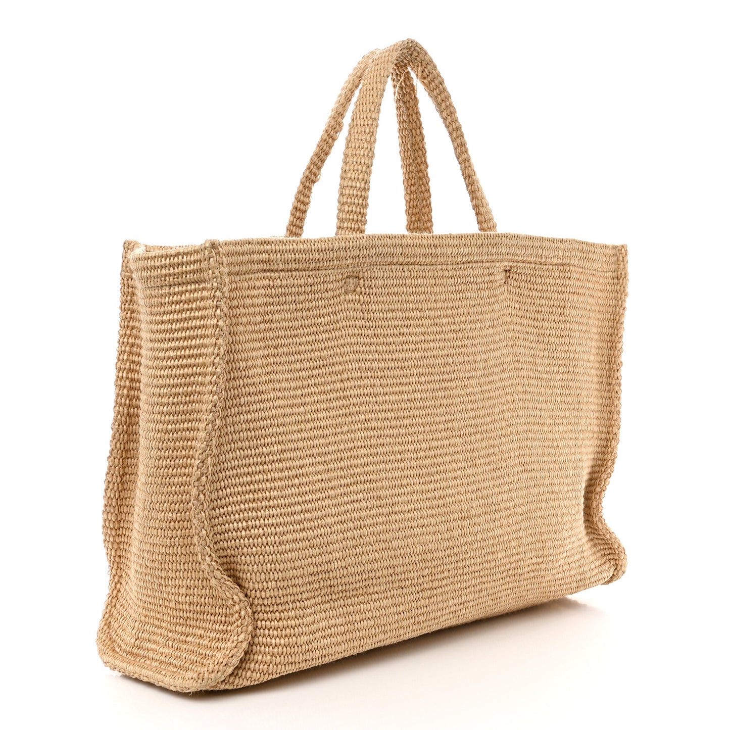 Raffia Large G Shopping Tote Natural
