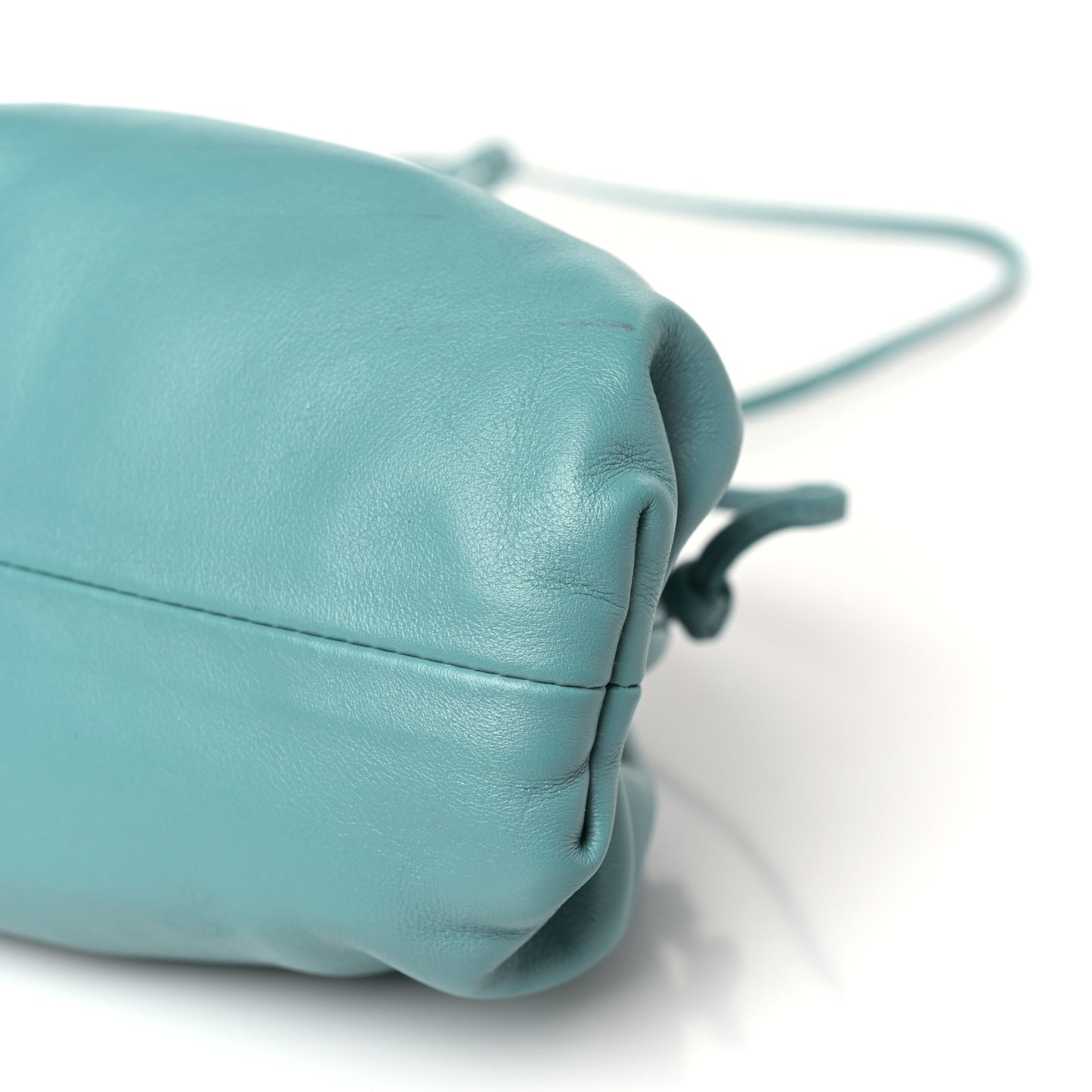 Butter Calfskin The Mini Pouch Linoleum