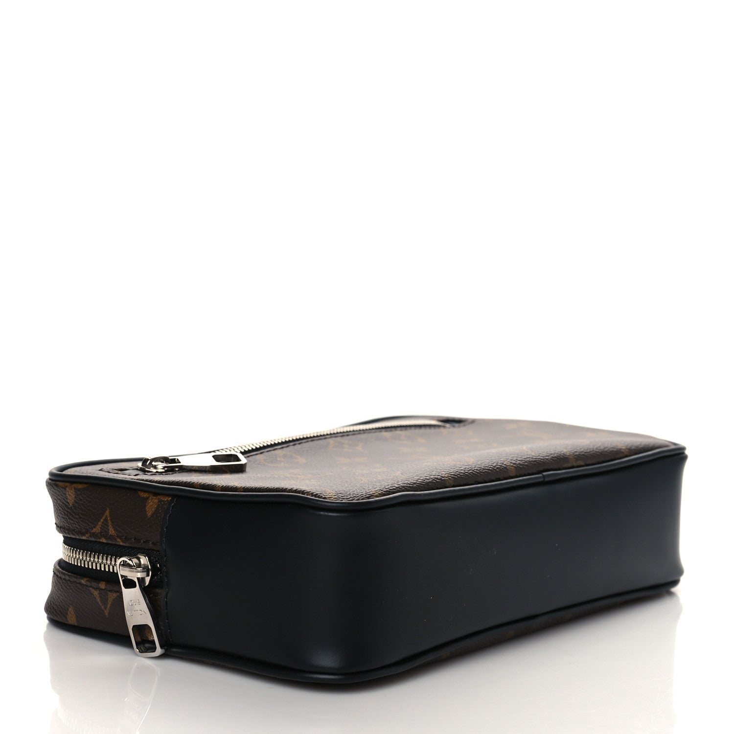 Louis Vuitton Monogram Macassar Kasai Clutch Black 4 of 9