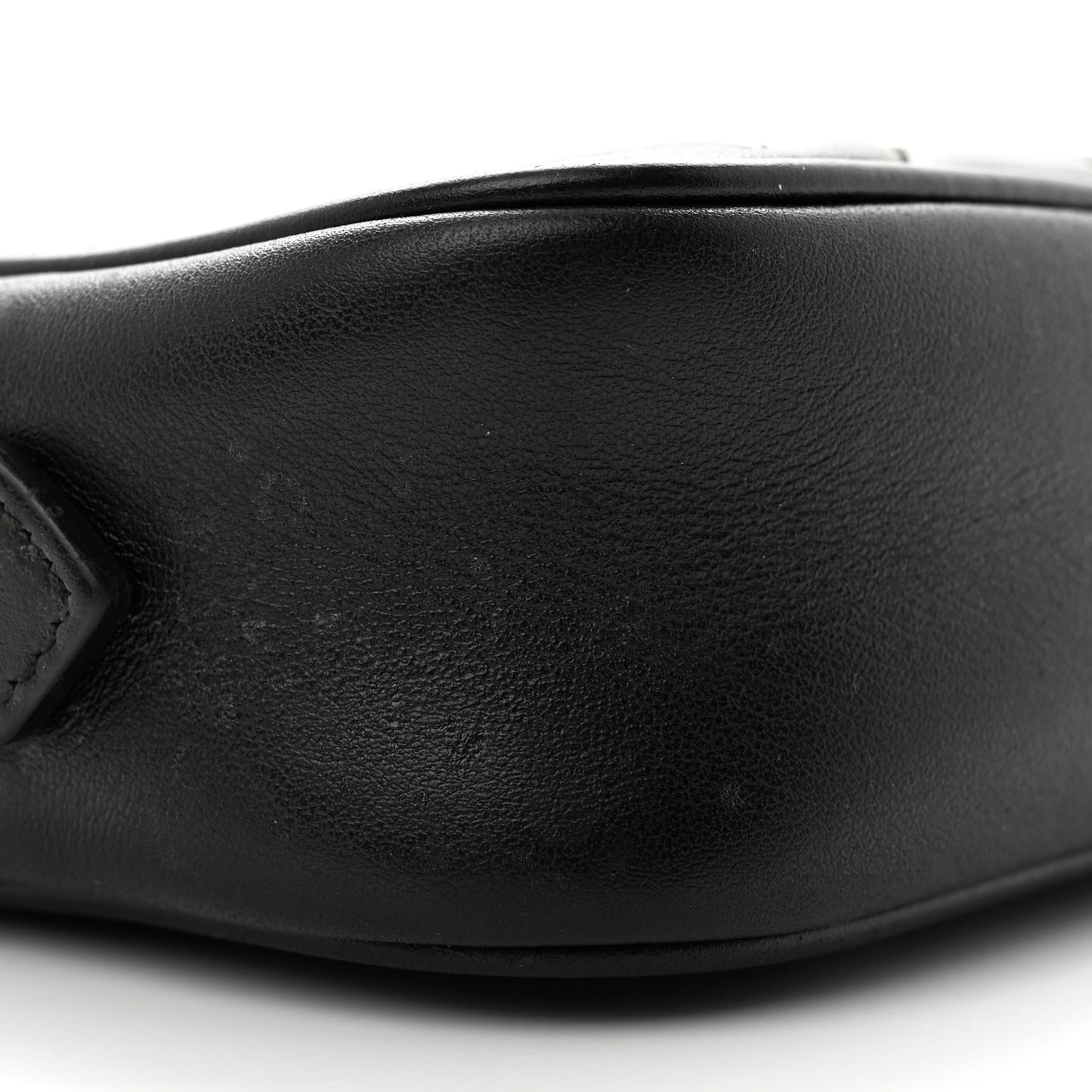 Calfskin Matelasse Mini GG Marmont Chain Shoulder Bag Black