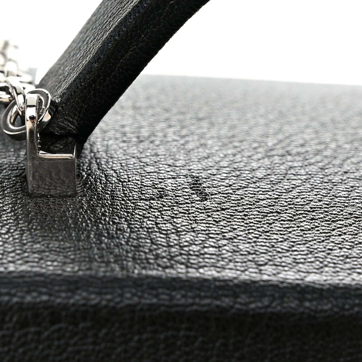 Chevre Mysore Cinhetic Boxy Top Handle Bag Black Bleu Electrique
