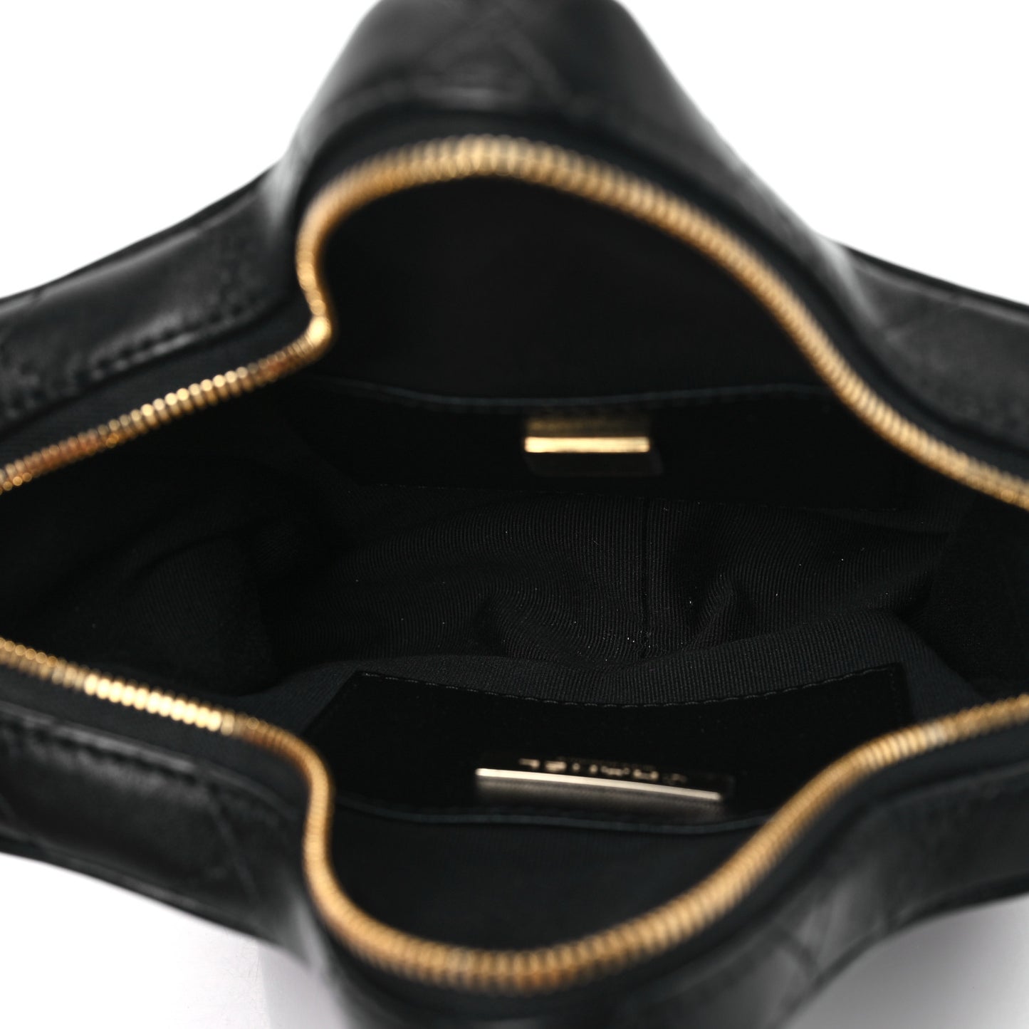 Lambskin Quilted Walk of Fame Star Bag Black
