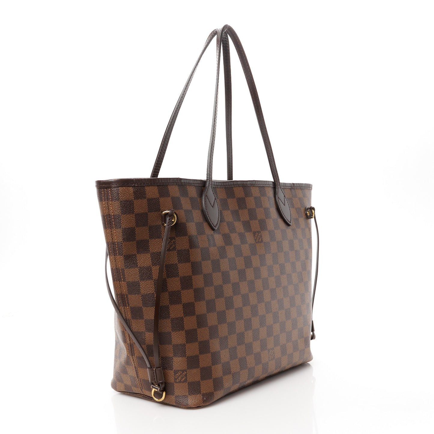 Damier Ebene Neo Neverfull MM Rose Ballerine