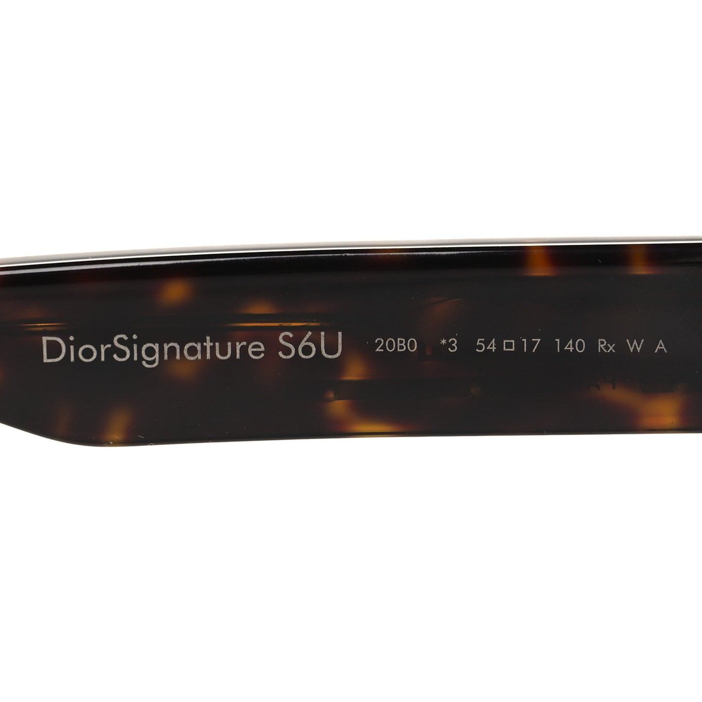Diorsignature S6U Square Sunglasses Tortoise