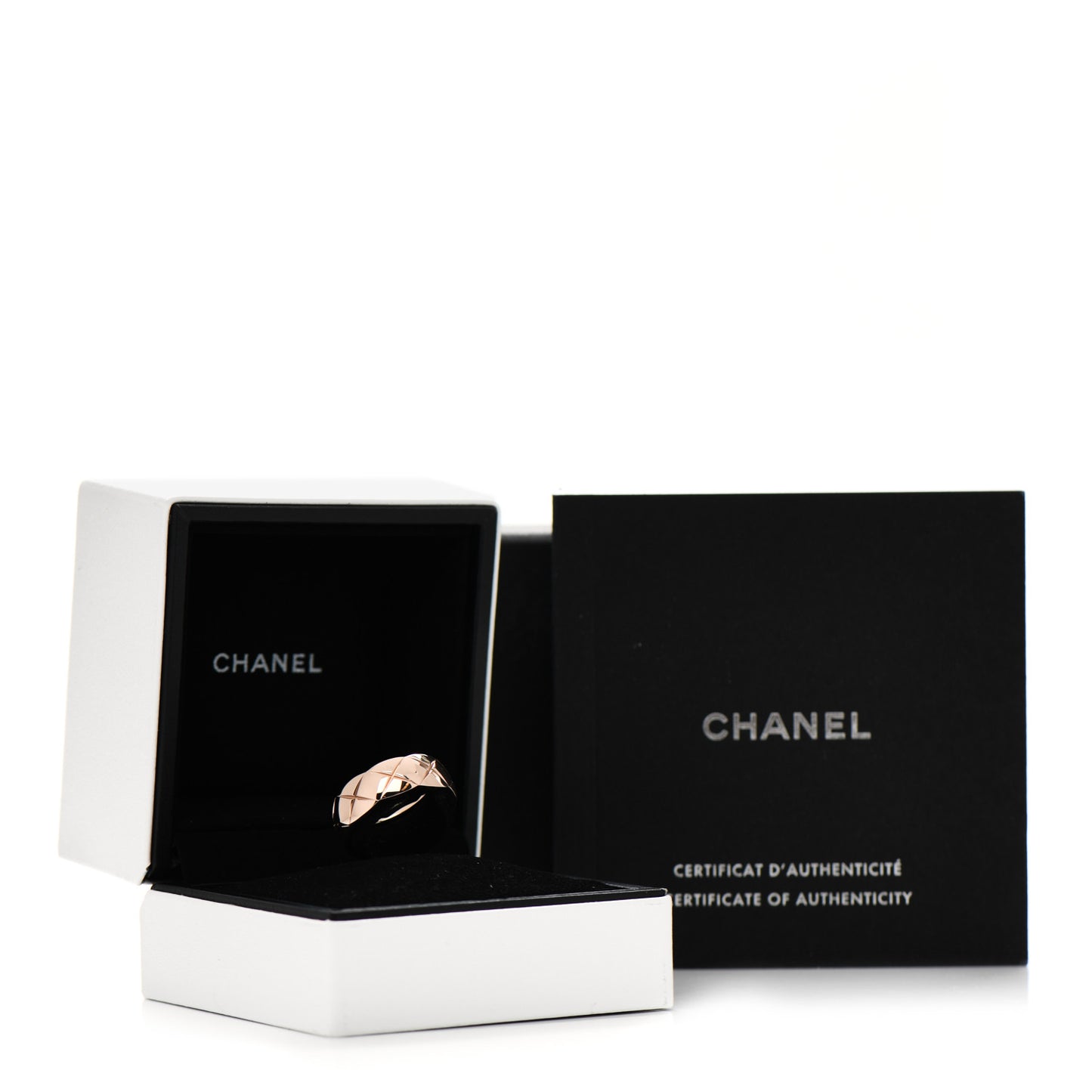 18K Beige Gold Small Coco Crush Ring 51 5.75