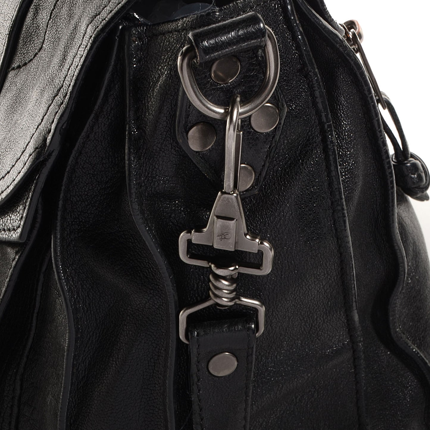 Lambskin PS1 Medium Satchel Black