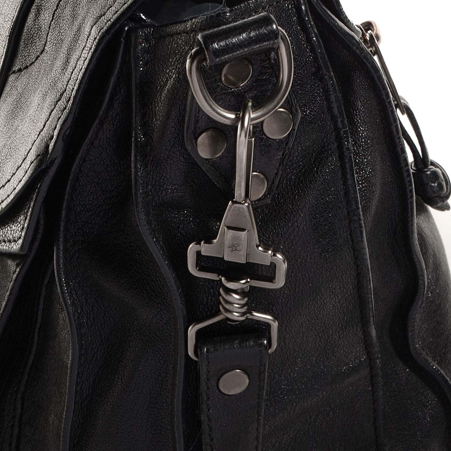 Proenza Schouler Lambskin PS1 Medium Satchel Black 4 of 12