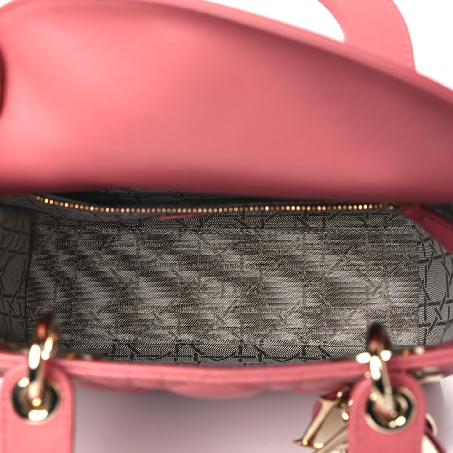 Lambskin Cannage Small My ABCDior Lady Dior Pink Honey