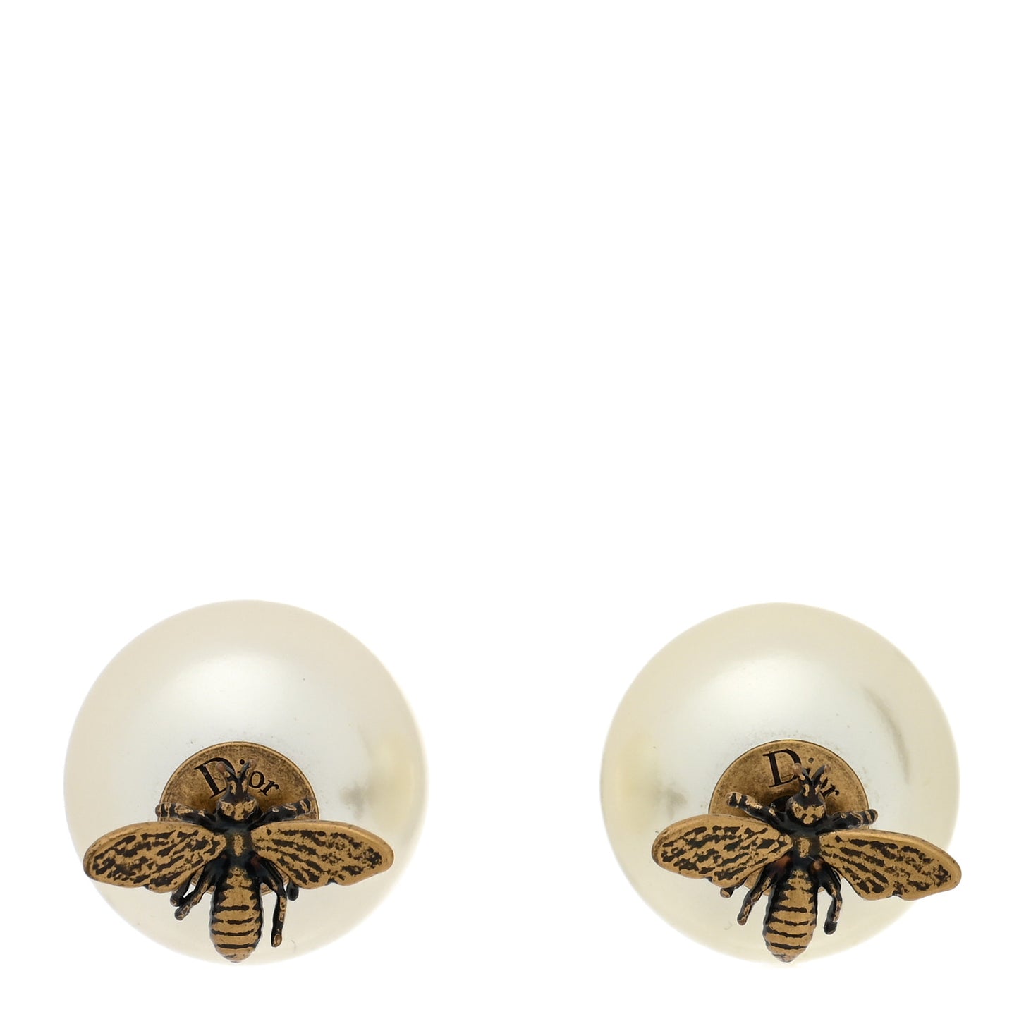 Pearl Tribales Bee Earrings Gold