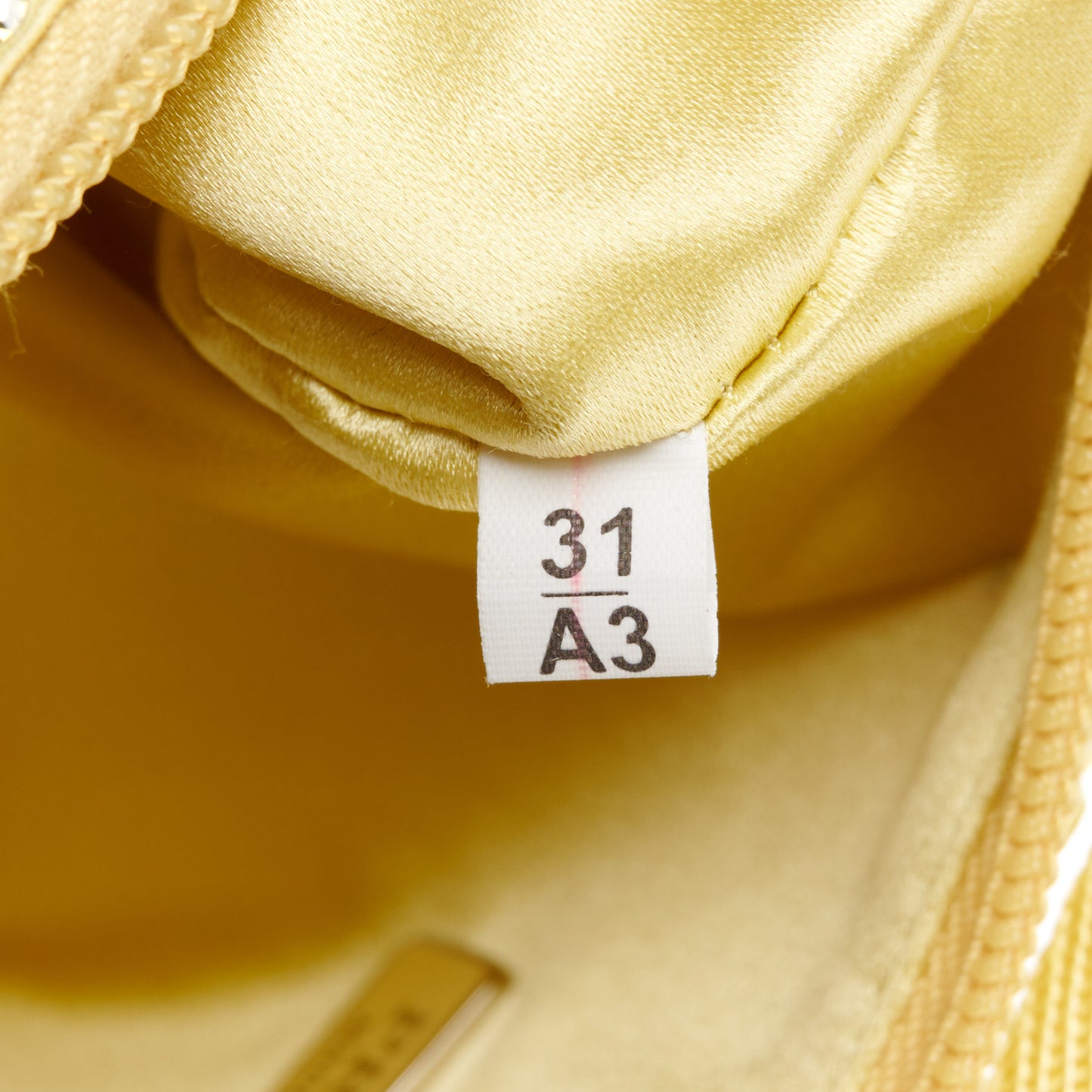 Satin Crystal Mini Re-Edition 2000 Bag Ananas