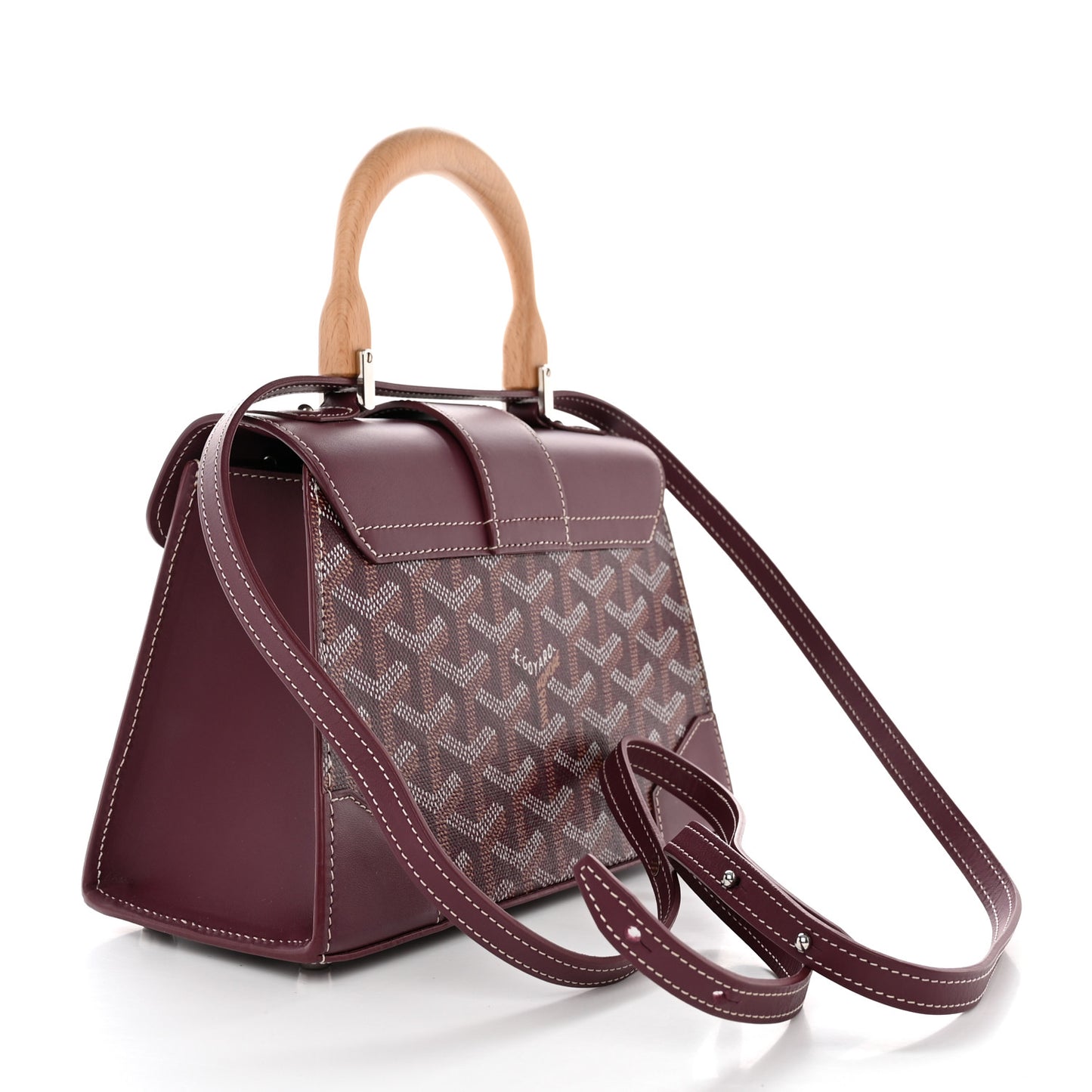 Goyardine Structure Mini Saigon Burgundy