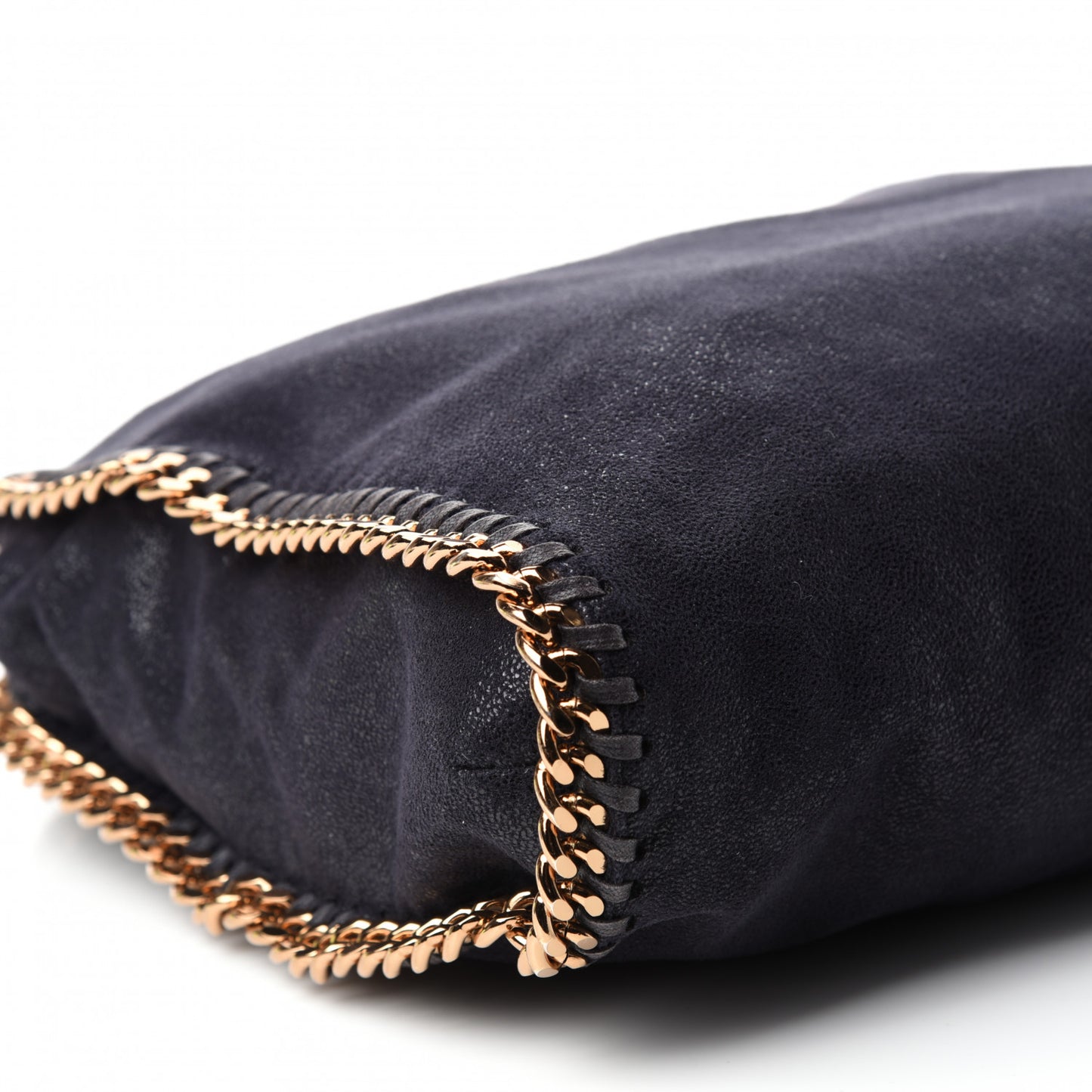 Shaggy Deer Small Falabella Tote Navy