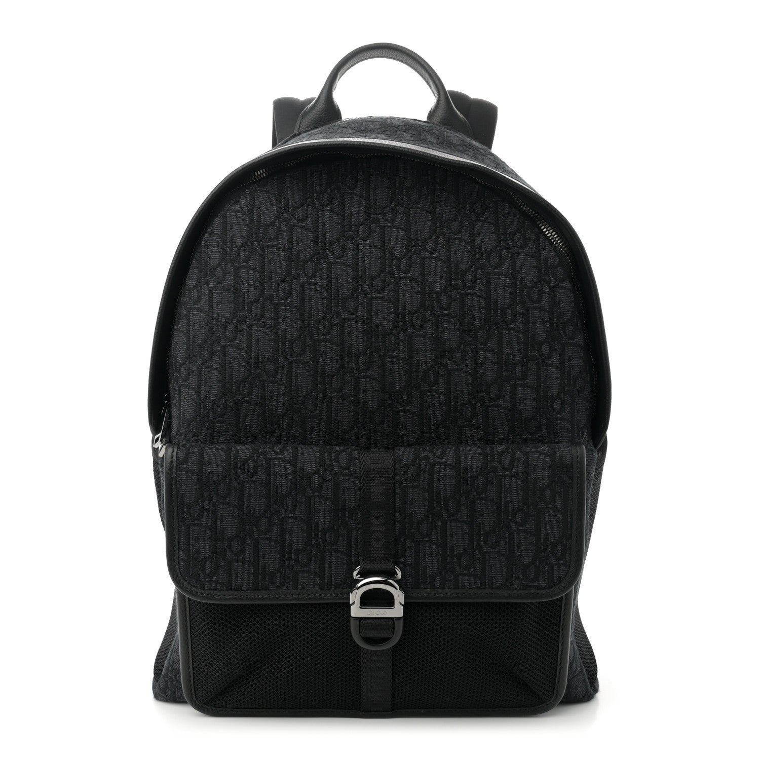 Christian Dior Oblique Jacquard Dior 8 Backpack Black 1631451
