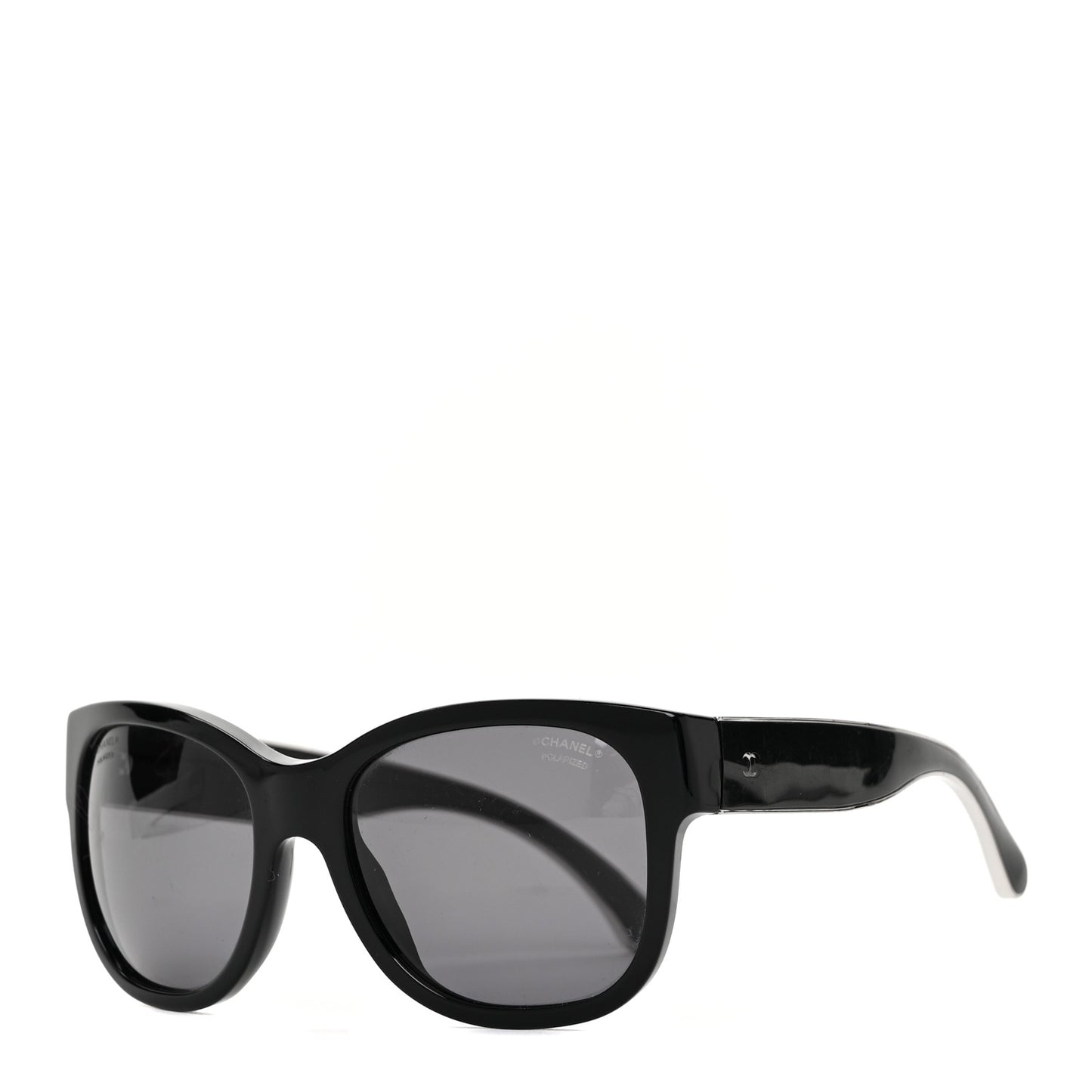 Acetate Metal Polarized CC Sunglasses 5270 Black Silver