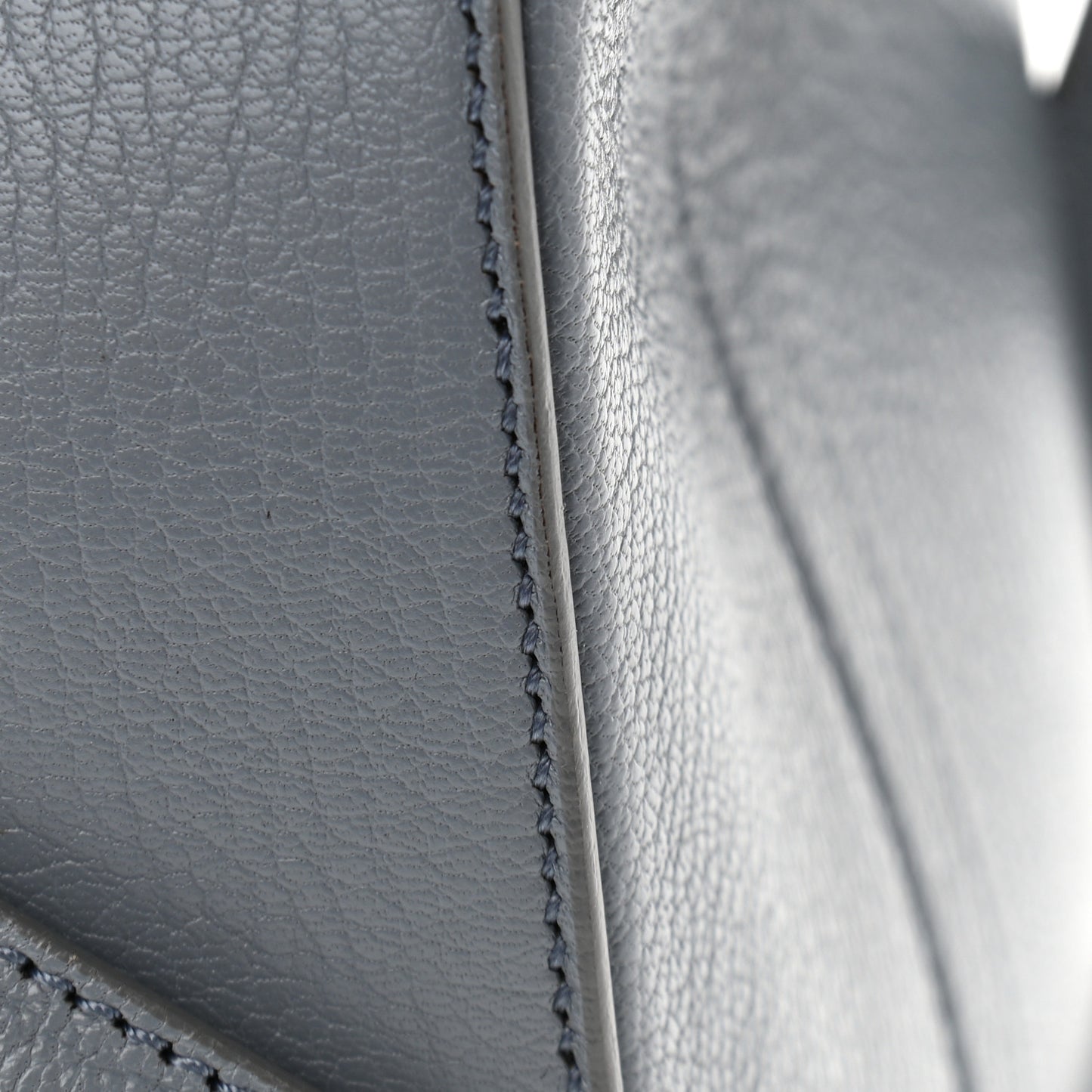 Sugar Goatskin Small Antigona Pearl Grey