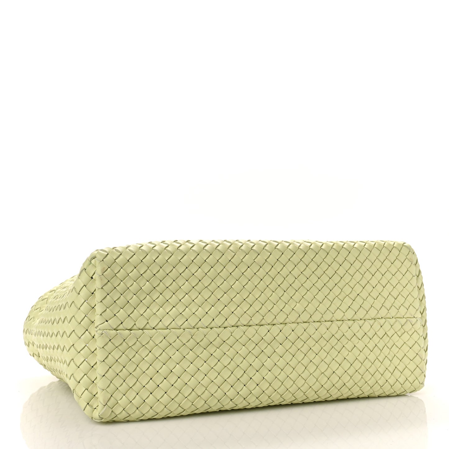 Lambskin Intreccio Medium Cabat Lemon Washed