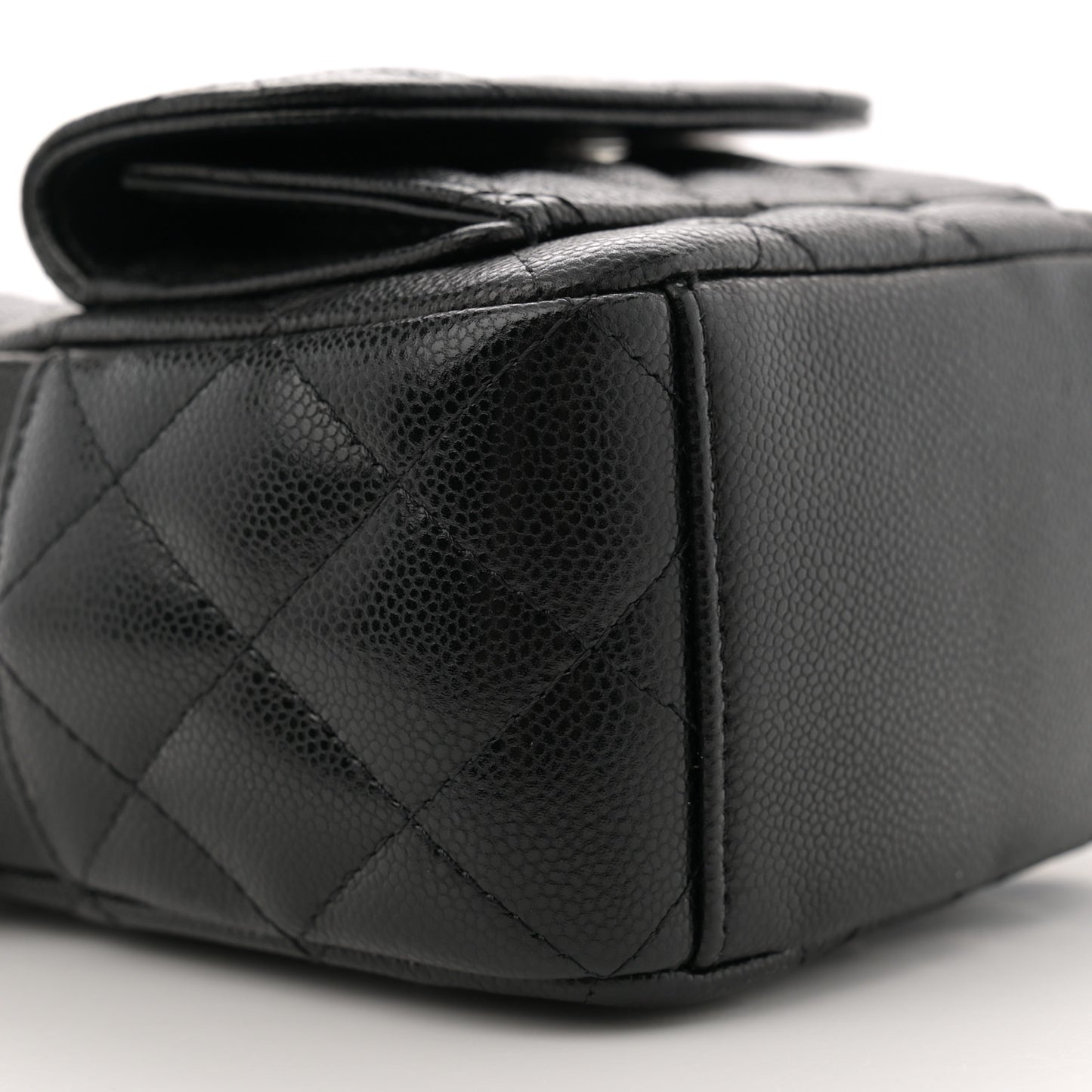 Caviar Quilted CC Mini Classic Backpack Black