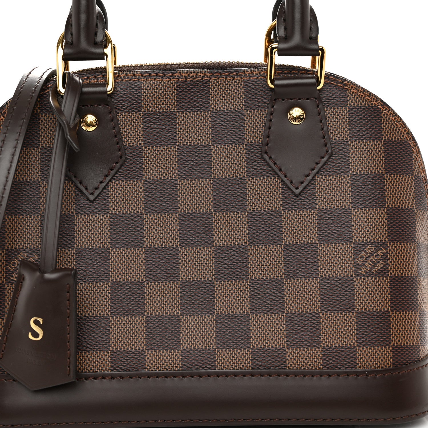 Louis Vuitton Damier Ebene Alma BB 7 of 11