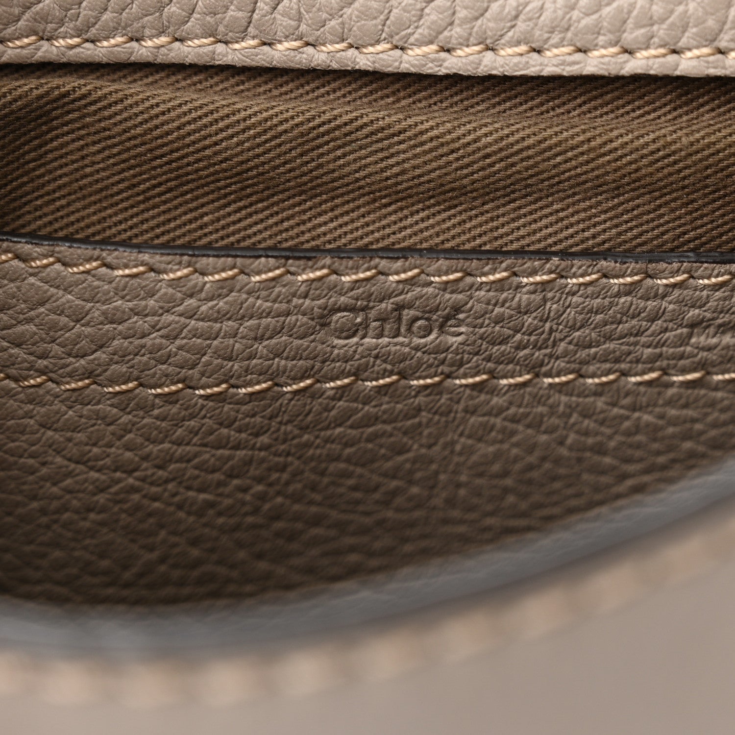 Chloe Calfskin Mini Marcie Round Crossbody Bag Pastel Grey 6 of 14