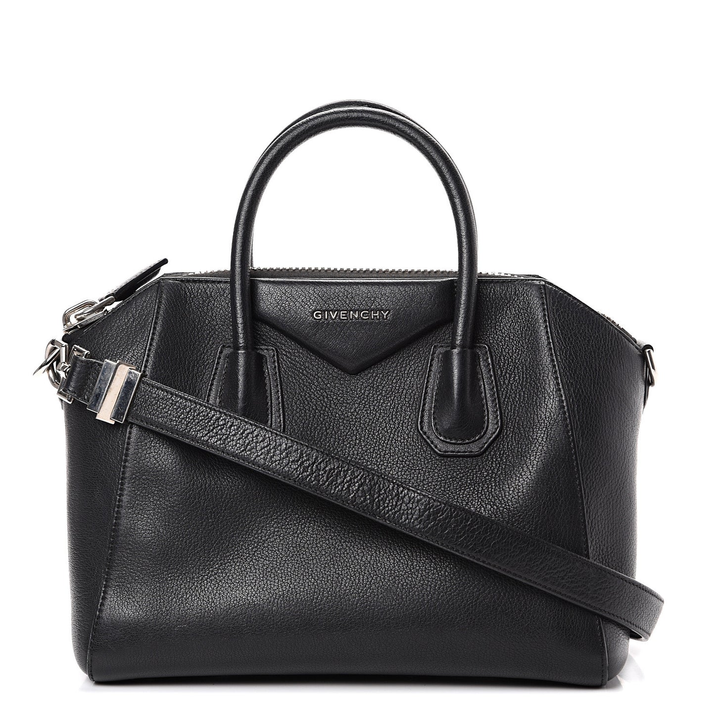Sugar Goatskin Small Antigona Black