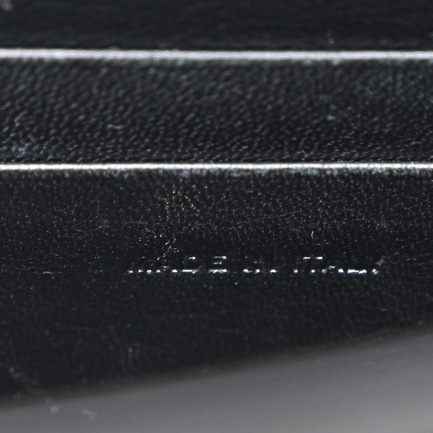 Grain De Poudre Monogram Cassandra Chain Wallet Black