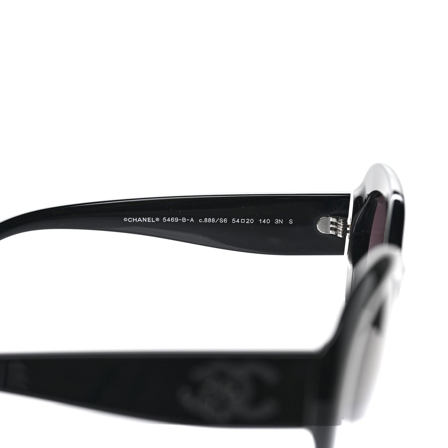 Acetate Polarized Oval CC Sunglasses 5469-B-A