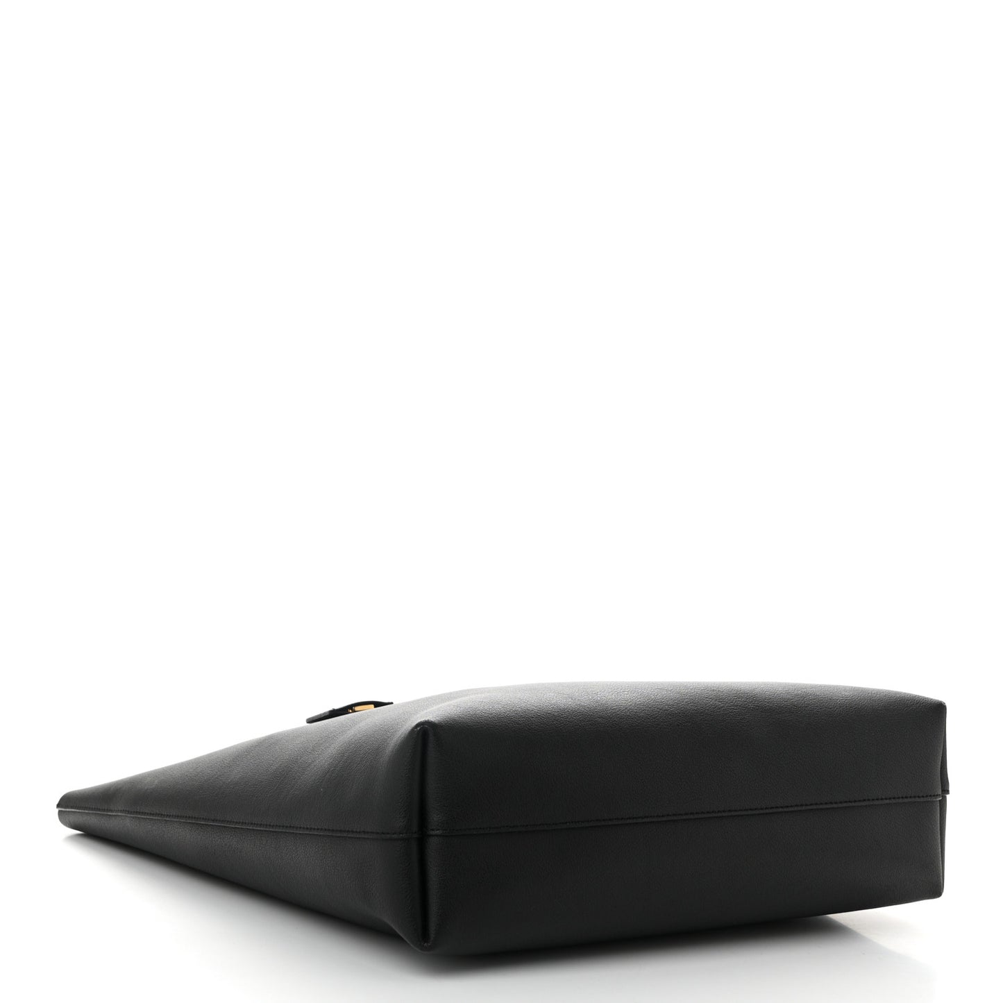 Calfskin North-South Shopping Tote Black