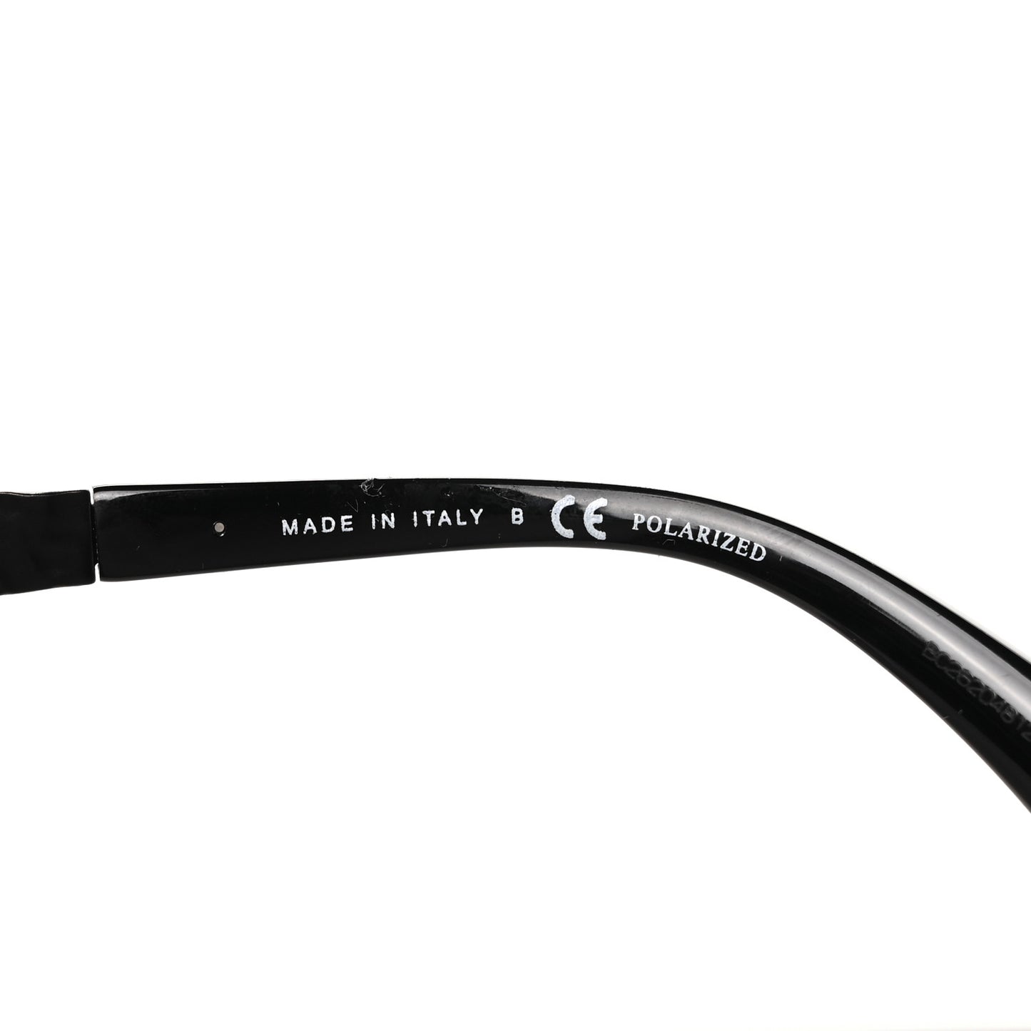 Acetate Metal Polarized Rectangle Sunglasses 5442 Black