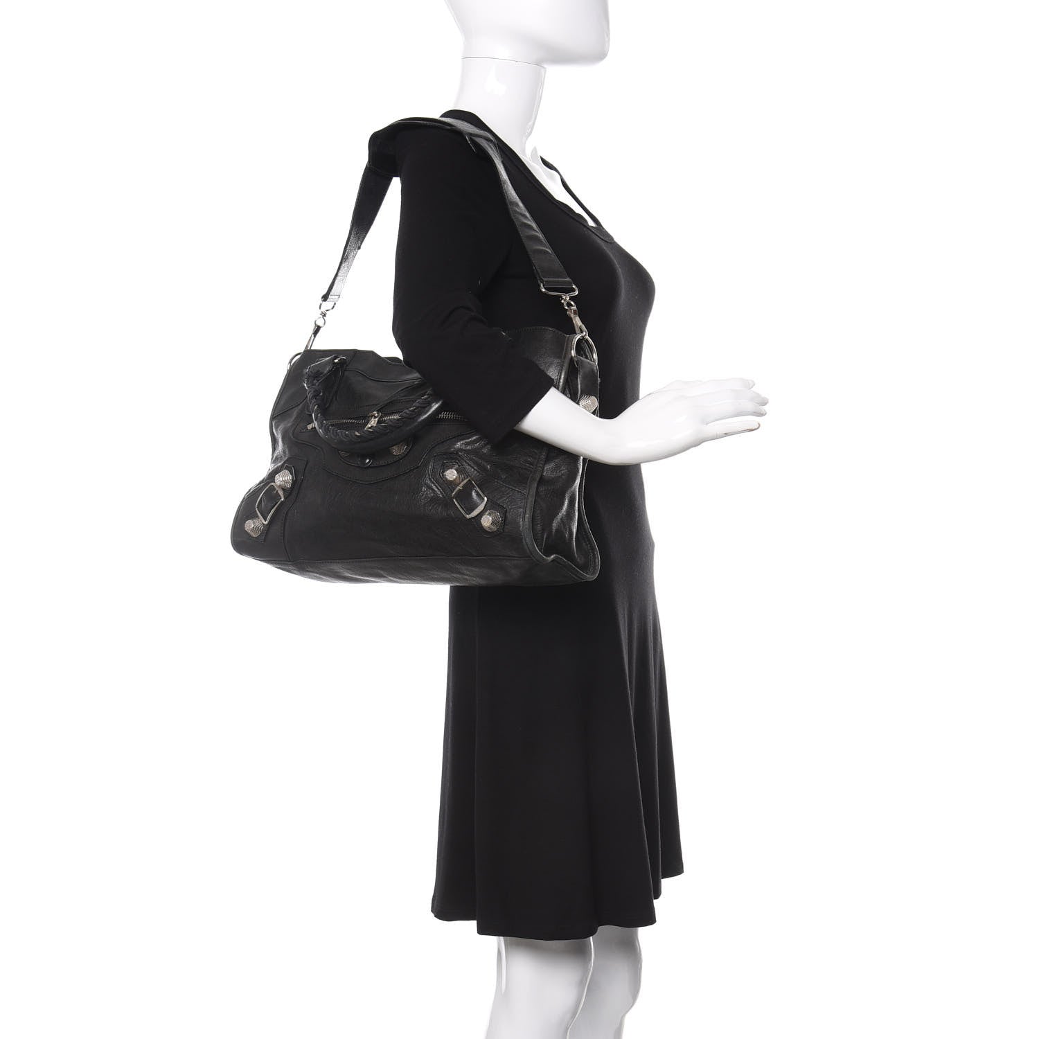 Balenciaga Agneau Giant 21 Silver Hardware City Black 2 of 20