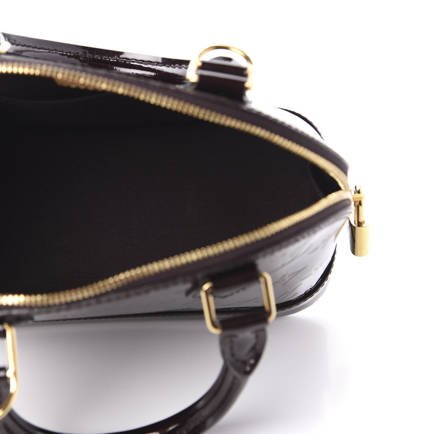 Louis Vuitton Vernis Alma BB Amarante 5 of 9