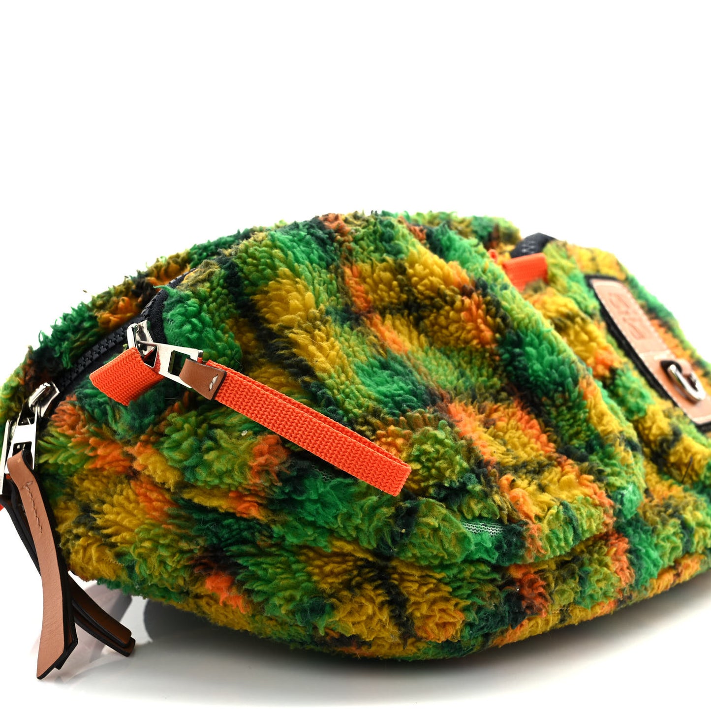 Faux Fur Print Bum Bag Multicolor