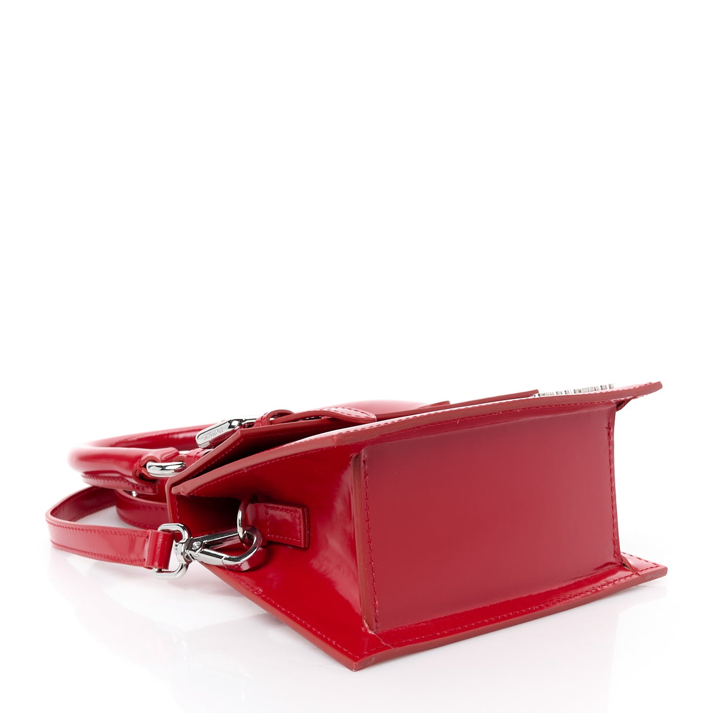 Glazed Calfskin Le Chiquito Boucle Moyen Red