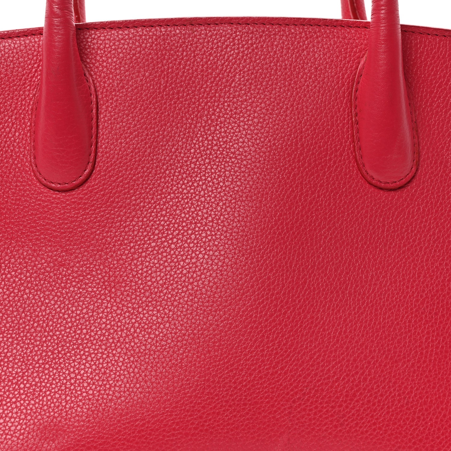 Christian Dior Grained Calfskin Bar Tote Coquelicot 8 of 9
