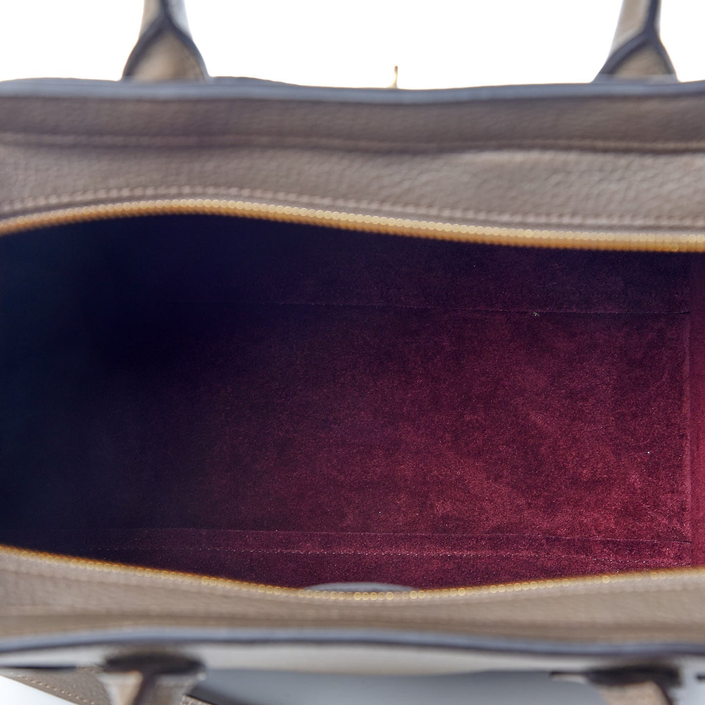Classic Grain Small Bayswater Zip Tote Clay