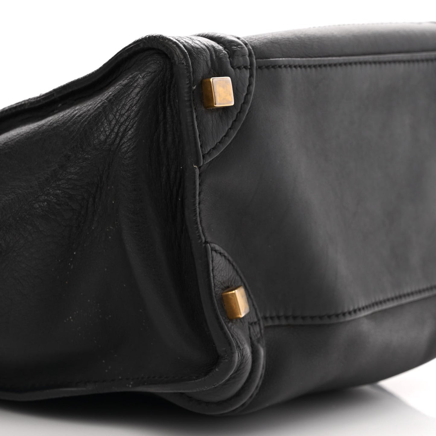Smooth Calfskin Micro Luggage Black