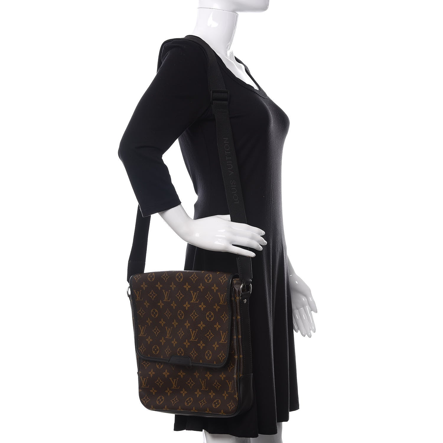 Louis Vuitton Monogram Macassar Bass MM 2 of 10