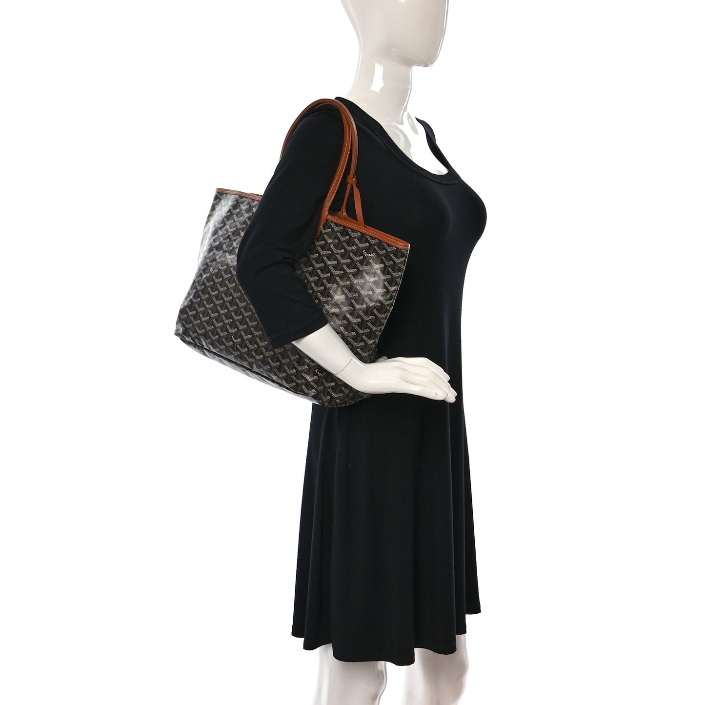 Goyardine Saint Louis PM Black Gold