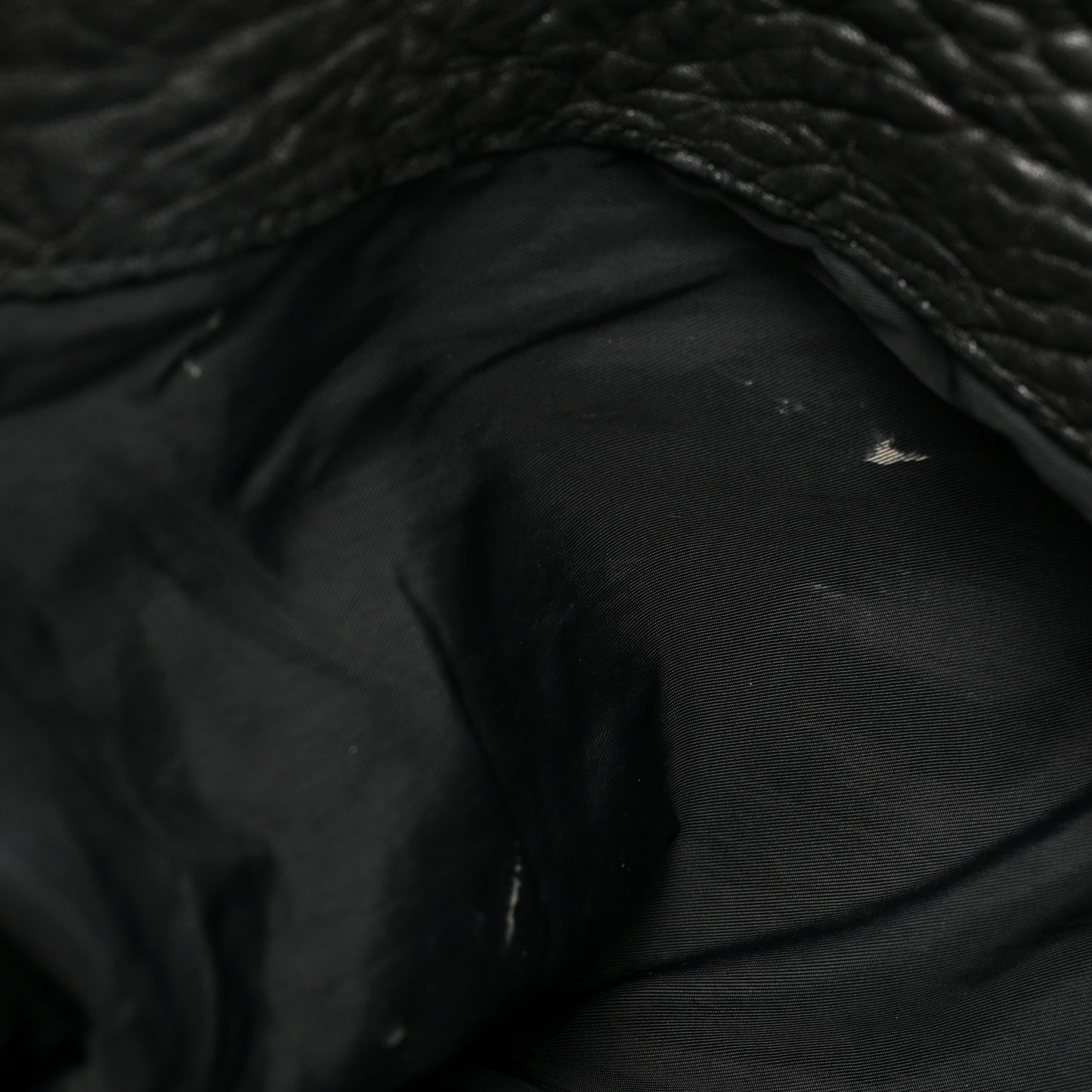 Pebbled Lambskin Darcy Hobo Black