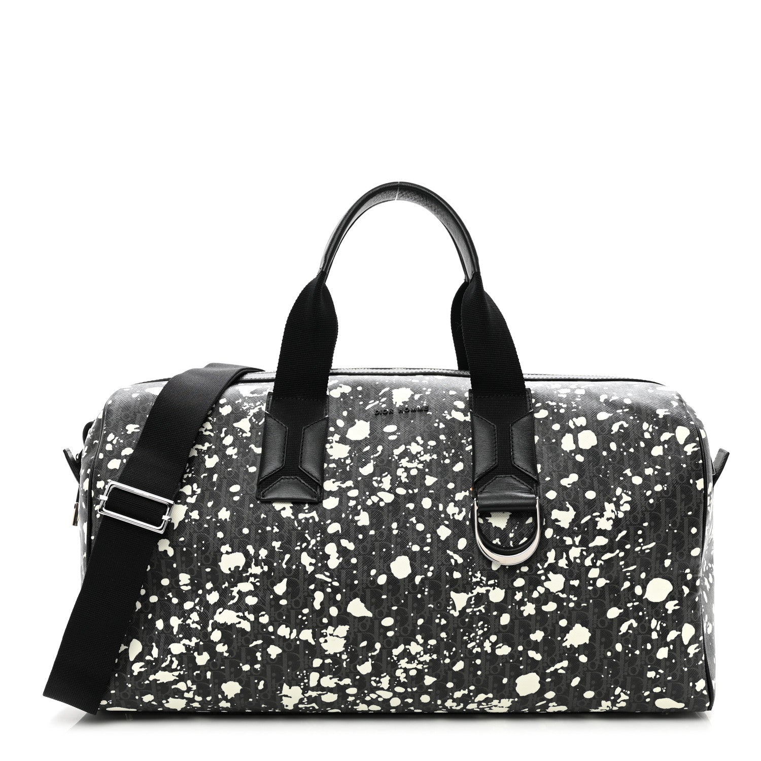 Christian Dior Homme Monogram Speckle Duffle Bag Grise 1 of 11