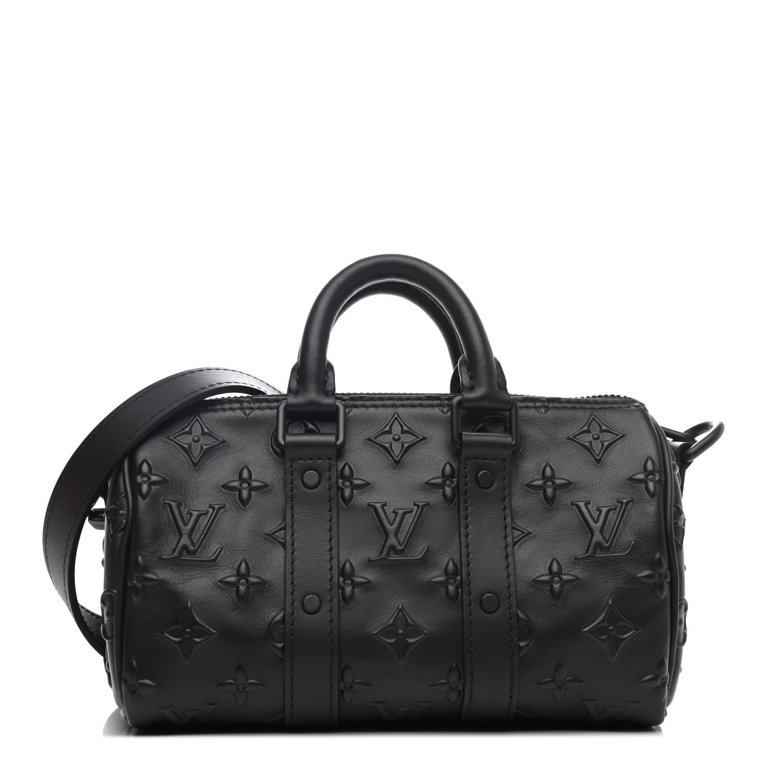 S*H様 Louis Vuitton ブラック ケース Louis Vuitton Monogram Seal Keepall XS Black 814126 – FASHIONPHILE