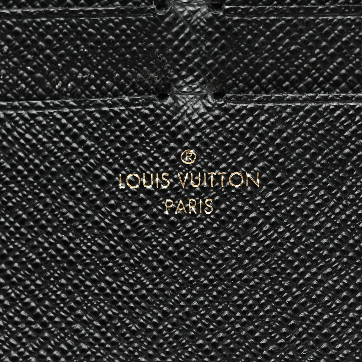 Louis Vuitton Calfskin Felicie Chain Wallet Card Holder Insert Black 6 of 9