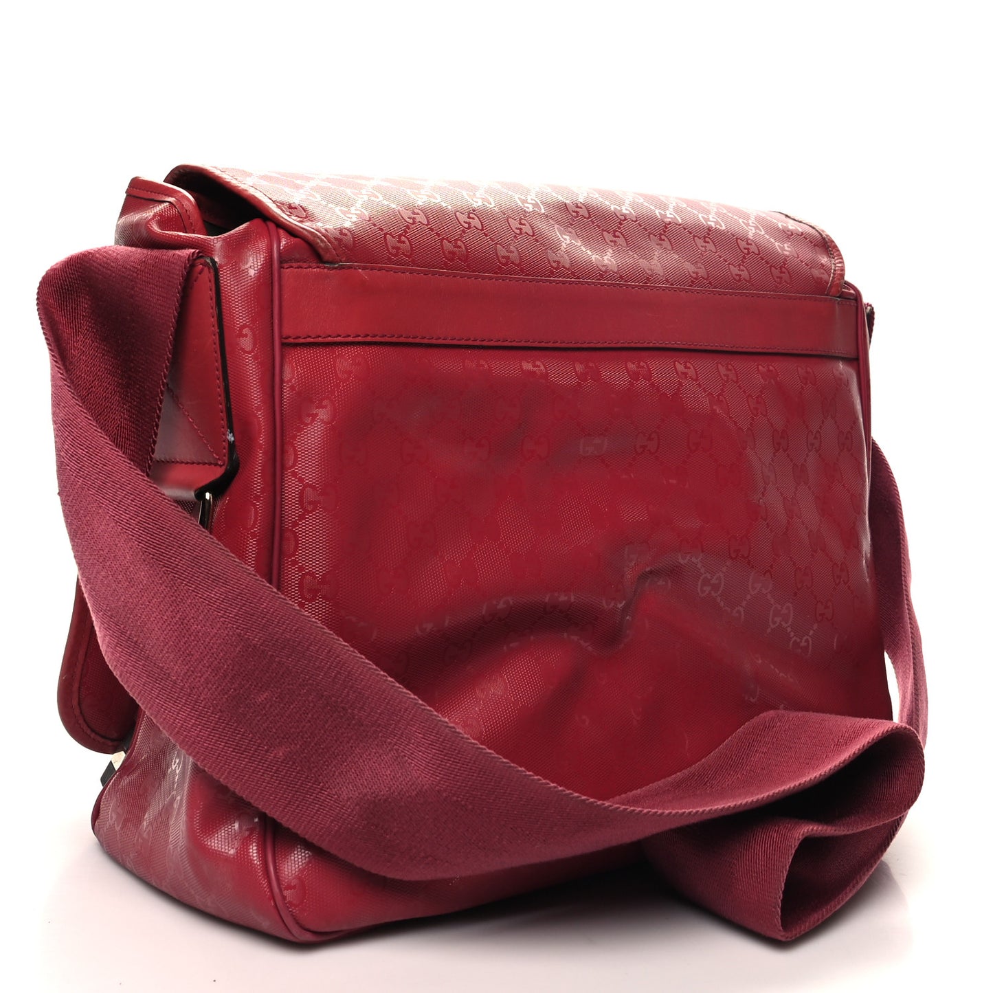 Imprime Monogram Mamas Diaper Bag Red