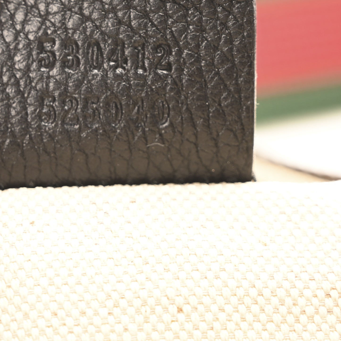 Grained Calfskin Small Logo Belt Bag Black