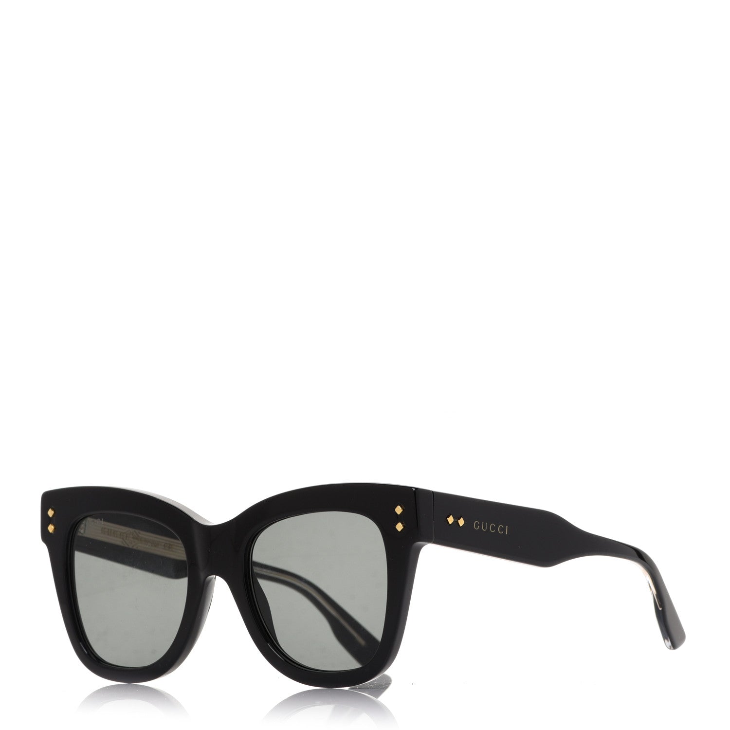 Gucci Acetate Square Frame Sunglasses GG1082S Black 1 of 7