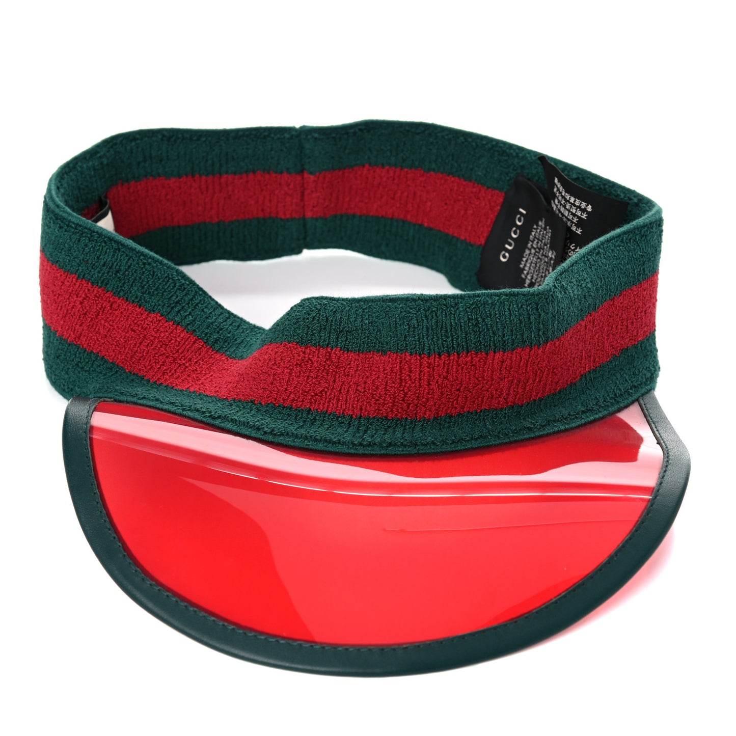 Vinyl Web Visor M Green Red