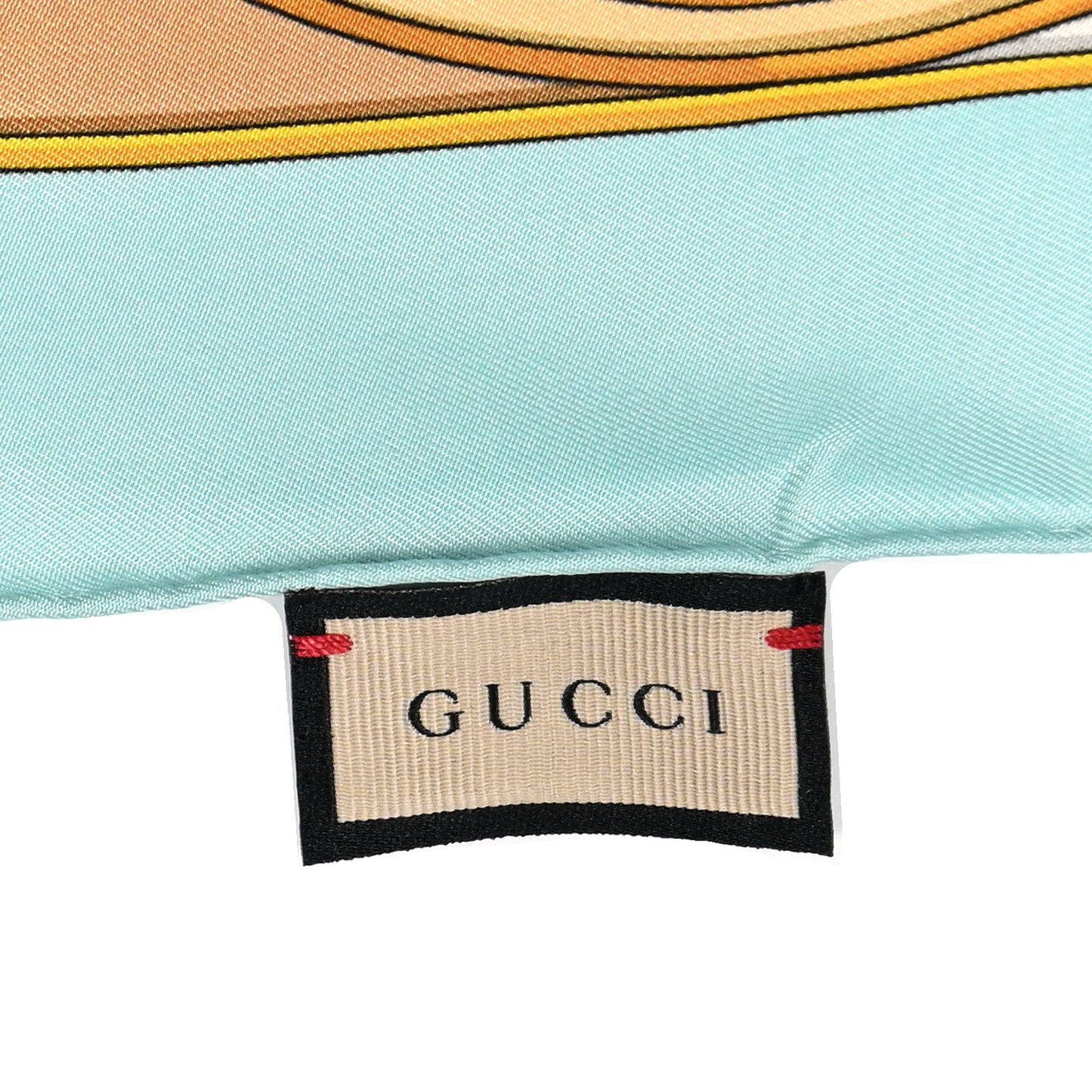 Silk Twill Monogram Fully Square Scarf Bluette
