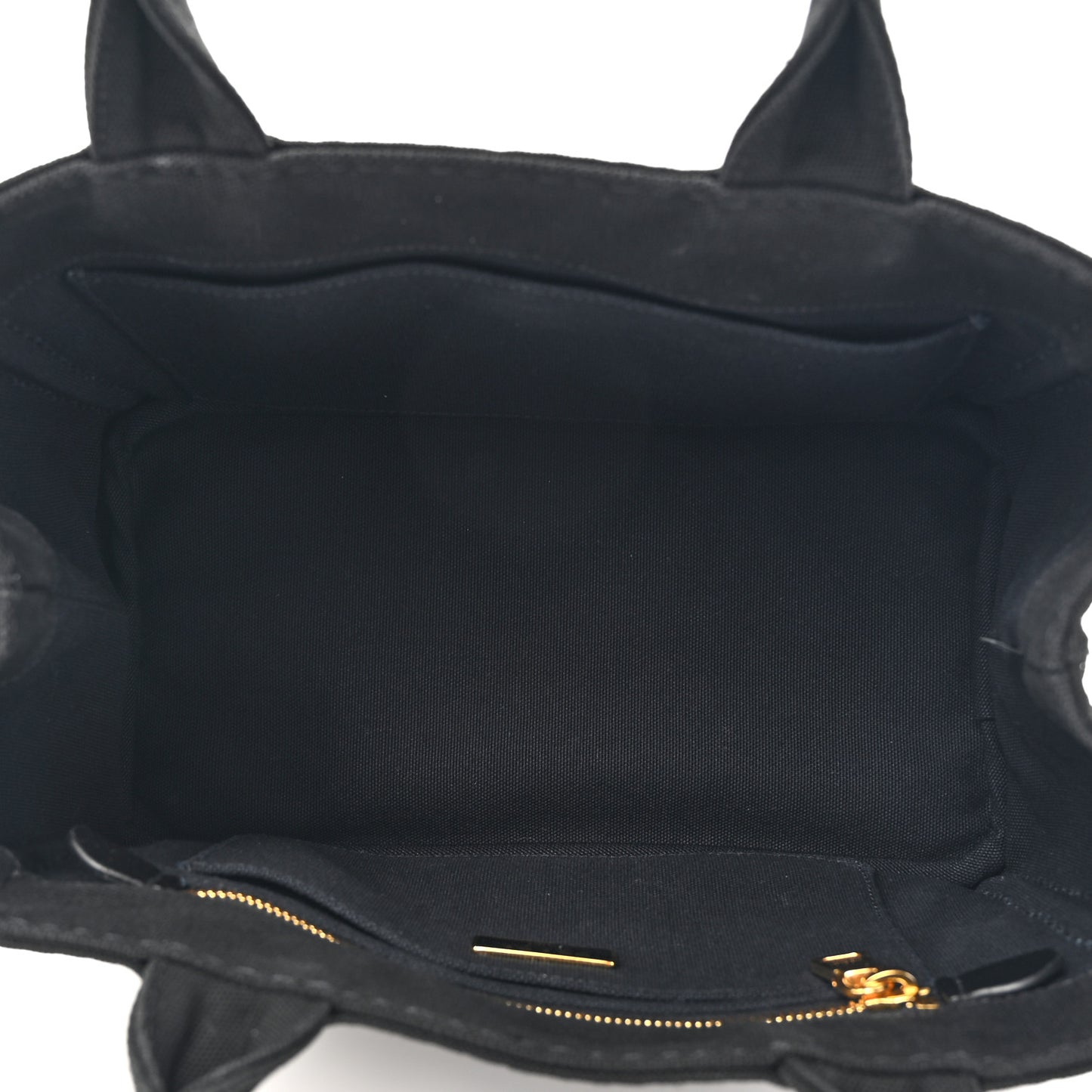Canapa Small Logo Tote Black Talco