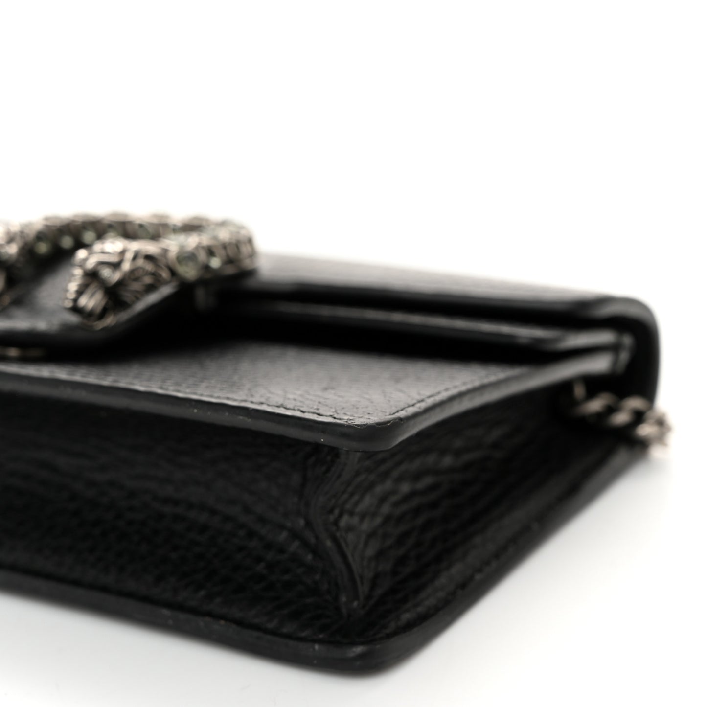 Calfskin Super Mini Dionysus Shoulder Bag Black