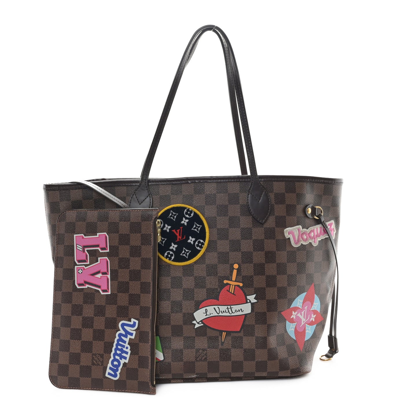 Damier Ebene Travel Stickers Neo Neverfull MM